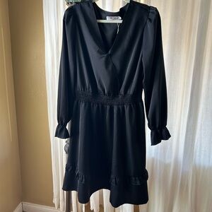 Black chic sleeve dress
